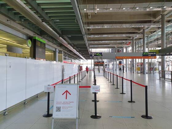Coronavirus in Deutschland, Testzentrum am Flughafen Köln Bonn