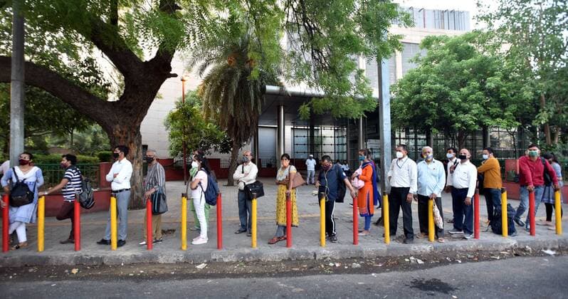 Coronavirus in Indien, Eindrücke aus Neu-Delhi