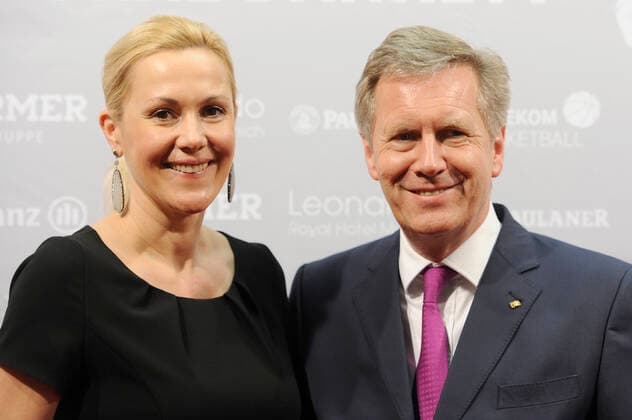 Christian und Bettina Wulff sollen zum dritten mal geheiratet haben, Archivbilder