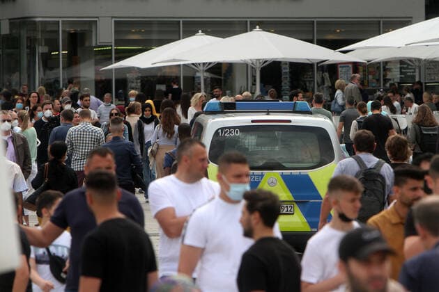 Coronavirus in Baden-Württemberg, Eindrücke aus Stuttgart