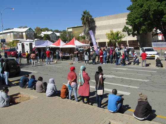 Coronavirus in Namibia, Eindrücke aus Windhoek