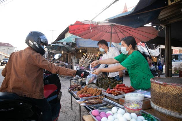 Coronavirus in Lao, Eindrücke aus Vientiane