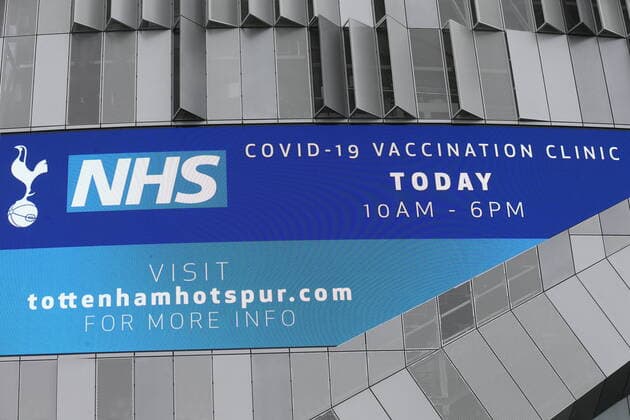 Coronavirus in Großbritannien, Massenimpfung in London