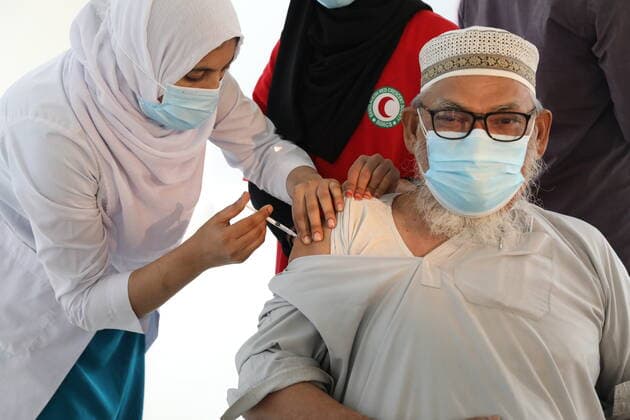 Coronavirus in Bangladesch, Impfungen in Dhaka