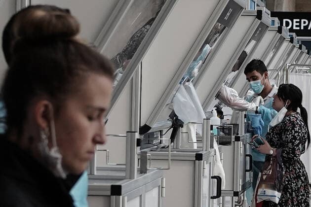 Coronavirus in Israel, Eindrücke vom Flughafen Ben Gurion Tel Aviv