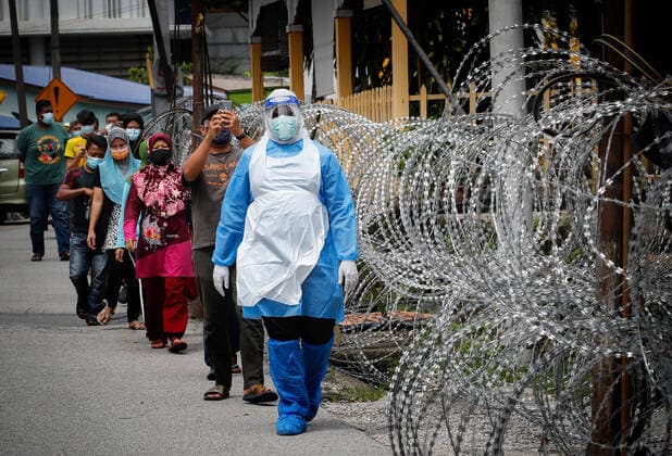 Coronavirus in Malaysia, Eindrücke aus Kuala Lumpur