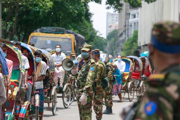 Coronavirus in Bangladesch, Eindrücke vom Lockdown in Dhaka