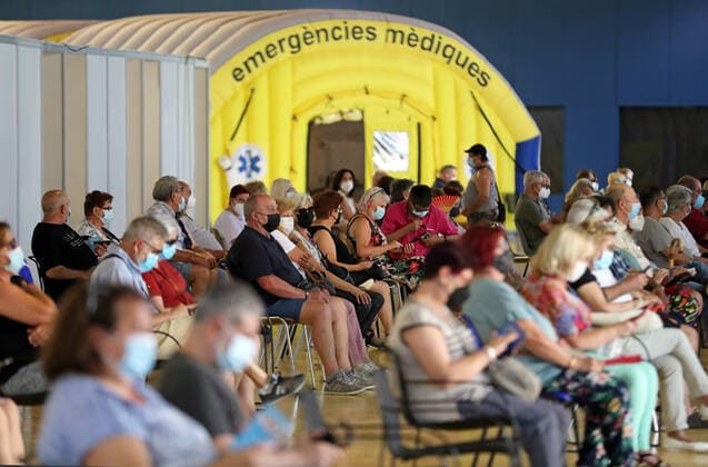 Coronavirus in Spanien, Impfungen in Barcelona