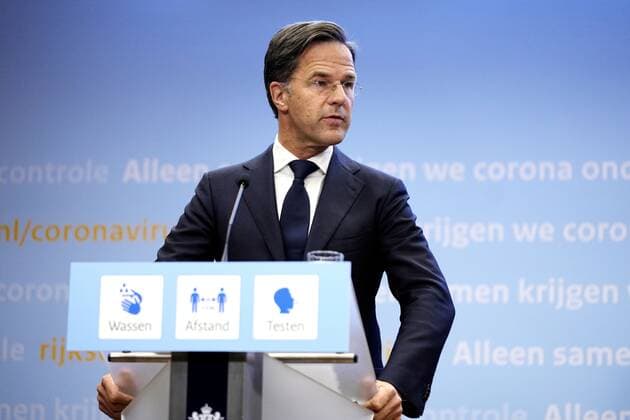 Coronavirus in den Niederlanden, Pressekonferenz mit Mark Rutte und Hugo de Jonge in Den Haag