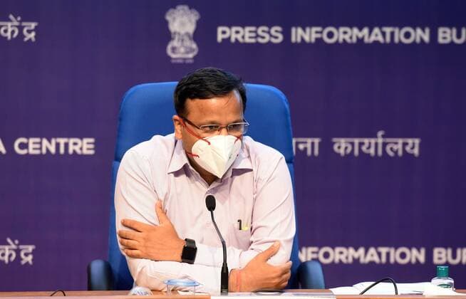Coronavirus in Indien, Pressekonferenz mit Lav Agarwal in Neu-Delhi
