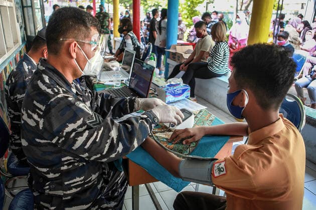 Coronavirus in Indonesien, Impfprogramm in Malang