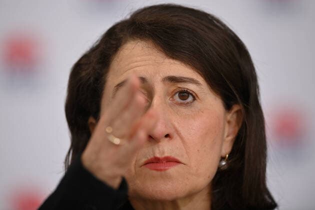 Coronavirus in Australien, Pressekonferenz in Sydney mit NSW-Premier Gladys Berejiklian