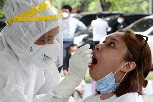 Coronavirus in Indonesien, Testzentrum auf Sumatra