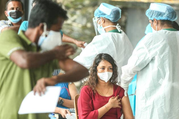 Coronavirus in Sri Lanka, Impfkampagne in Colombo