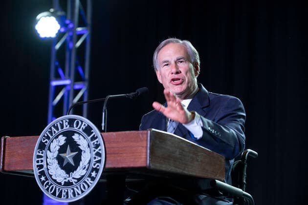 USA, Gouverneur Greg Abbott mit Coronavirus infiziert