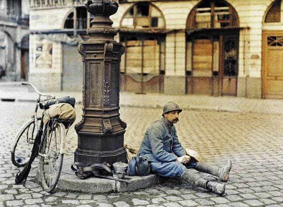 IMAGO Paul Castelnau Archiv, Erster Weltkrieg, Die Archive des Planeten, Frankreich, Reims 1917