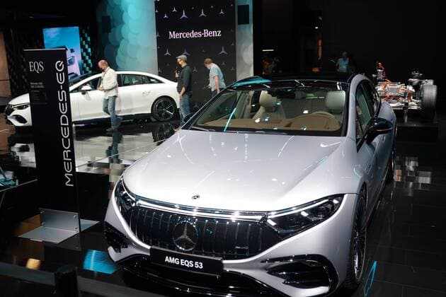 Fahrzeuge, E-Autos, Mercedes EQS