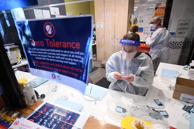 Coronavirus in Australien, Pop-Up-Klinik in Melbourne