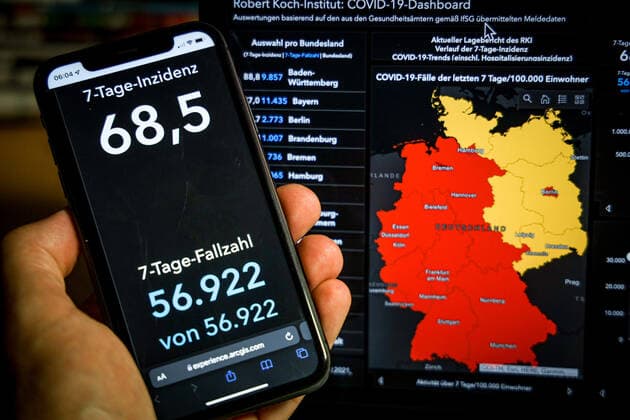 Coronavirus in Deutschland, COVID-19-Dashboard des RKI