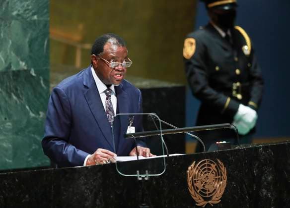 Präsident von Namibia Hage Geingob gestorben