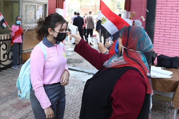 Coronavirus in Ägypten, Öffnung der Mittelschulen in Kairo
