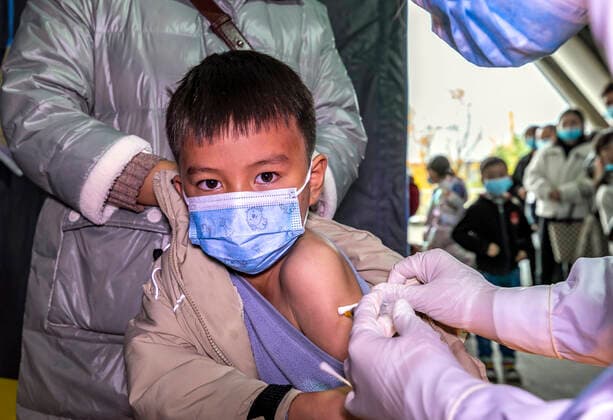 Coronavirus in China, Impfung von Kindern unter elf Jahren in Qianxi