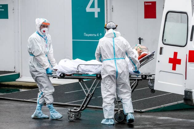 Coronavirus in Russland, Krankentransporte in Moskau