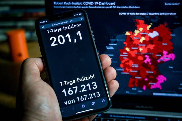 Coronavirus in Deutschland, Covid-19 Dashboard des RKI