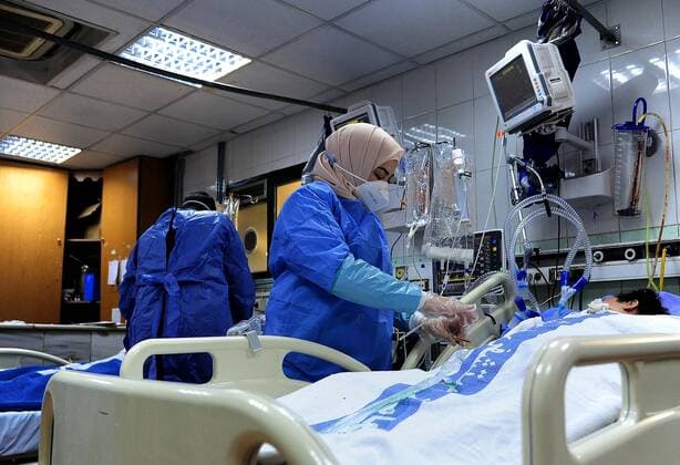 Coronavirus in Syrien, Eindrücke aus Krankenhaus in Damaskus