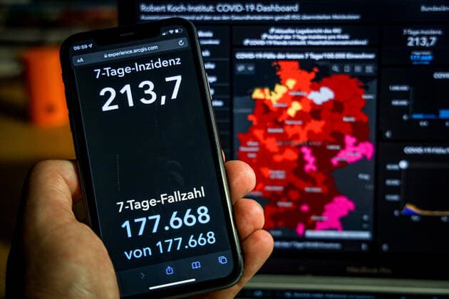 Coronavirus in Deutschland, Covid-19 Dashboard des RKI