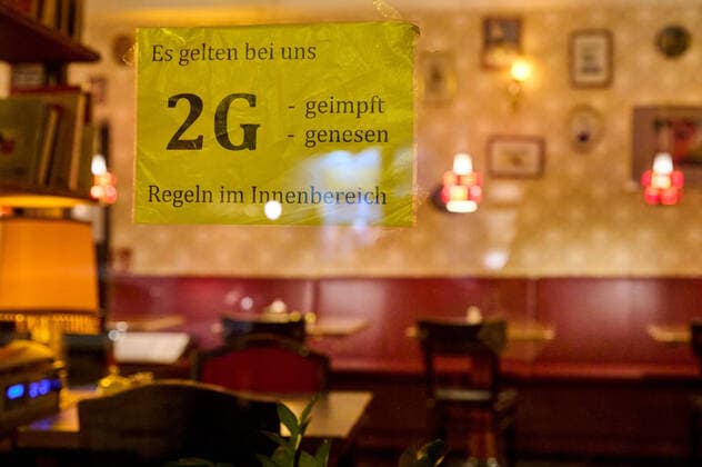 Coronavirus in Berlin, 2G-Regel für den Innenbereich von Gaststätten