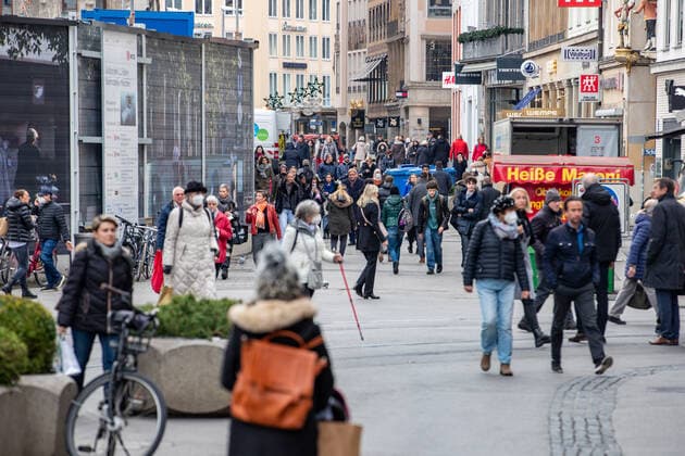 Coronavirus in Bayern, Eindrücke aus München