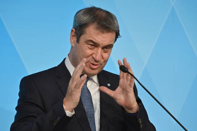 Coronavirus in Bayern, Pressekonferenz mit Markus Söder zur aktuellen Lage in München