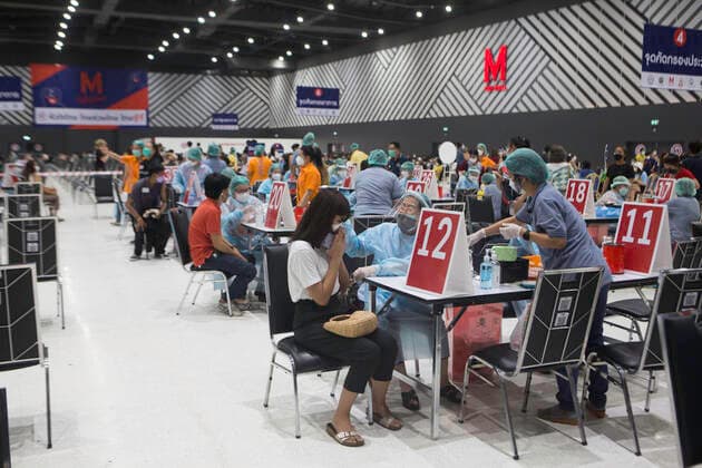 Coronavirus in Thailand, Impfungen in Bangkok, Eindrücke