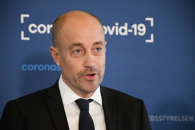 Coronavirus in Dänemark, Gesundheitsminister Magnus Heunicke Pressekonferenz