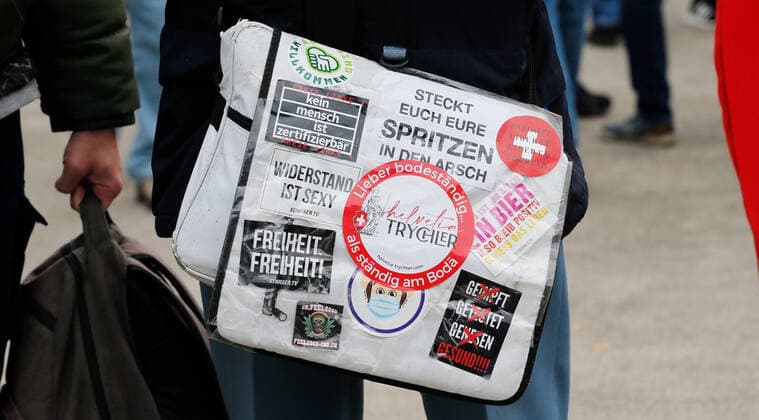 Coronavirus in der Schweiz, Proteste von Impfgegnern in Zürich