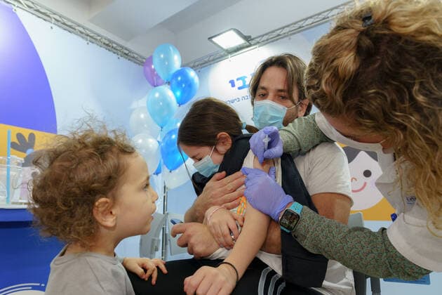 Coronavirus in Israel, Impfungen für Kinder in Ramat haScharon