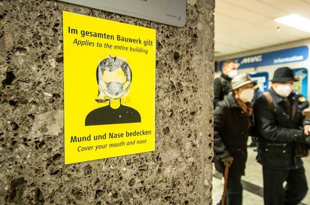 Coronavirus in Bayer, Kontrolle der Masken-Pflicht und 3G Regeln im ÖPNV