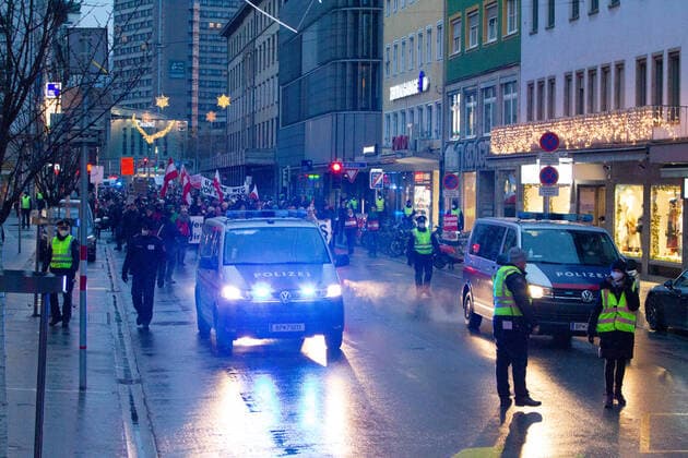 Coronavirus in Österreich,Studenten protestieren in Innsbruck
