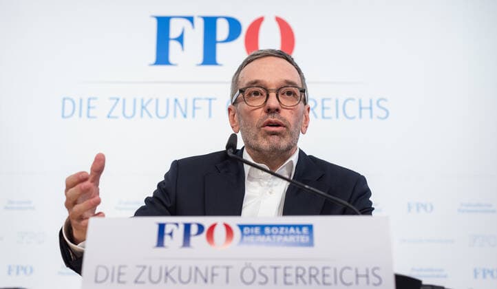 Coronavirus in Österreich, FPÖ Pressekonferenz mit Herbert Kickl in Wien
