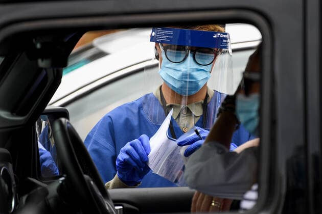 Coronavirus in Australien, Drive-Thru-Teststation in Sydney