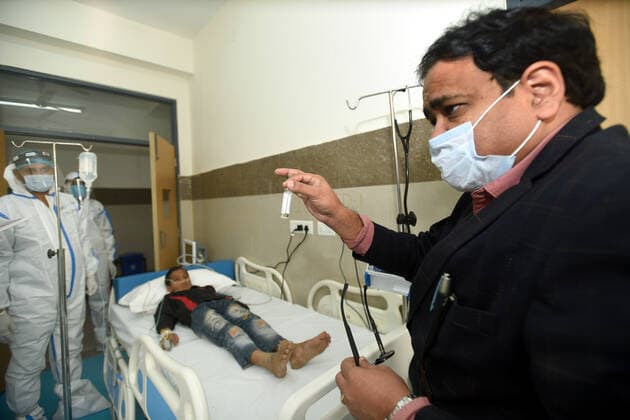 Coronavirus in Indien, Eindrücke aus Noida