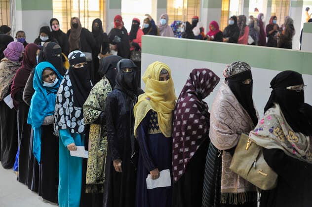 Coronavirus in Bangladesch, Impfzentrum in Sylhet