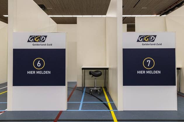 Coronavirus in den Niederlanden, Jan Massinkhal in Nijmegen wird zum Impfzentrum umgebaut