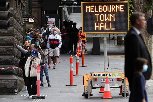 Coronavirus in Australien, Eindrücke aus Melbourne