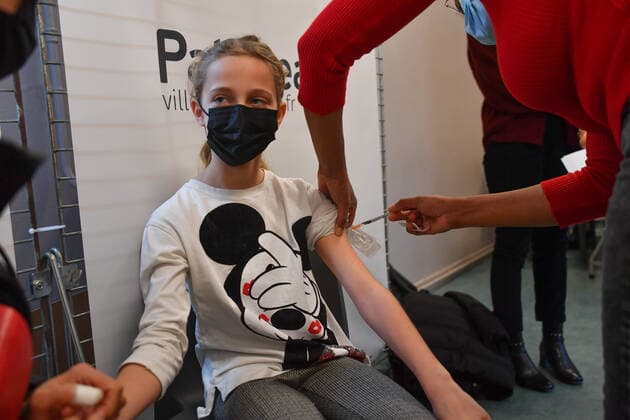 Coronavirus in Frankreich, Impfungen für Kinder ab 5 Jahren