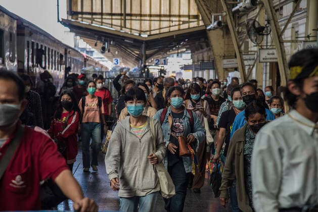 Coronavirus in Thailand, Eindrücke aus Bangkok