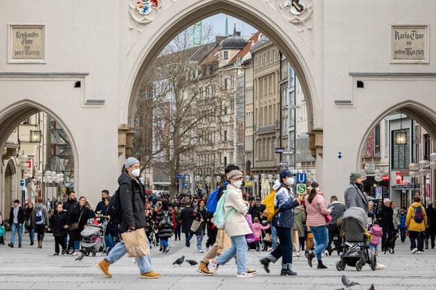 Coronavirus in Deutschland, Eindrücke aus München