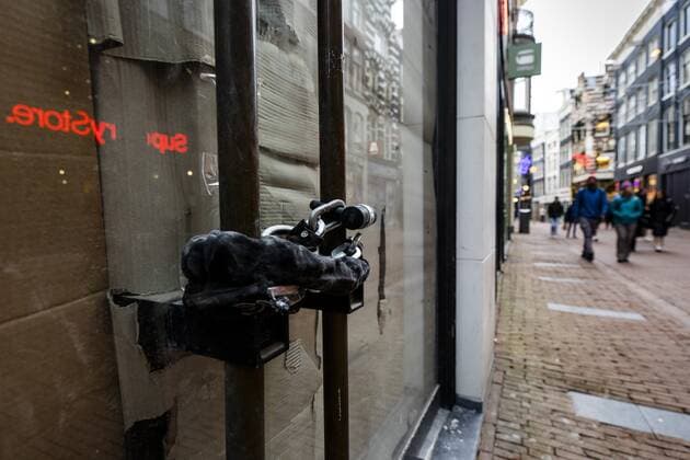 Coronavirus in den Niederlande, Eindrücke aus Amsterdam