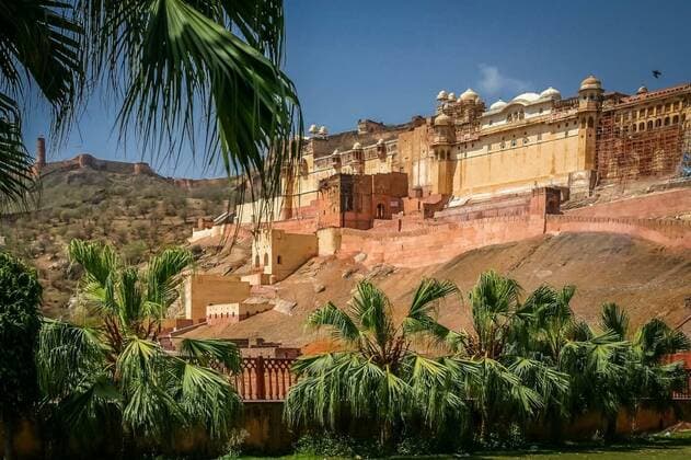 Travel, Parks and Gardens, Indien, Fort Amber in Jaipur